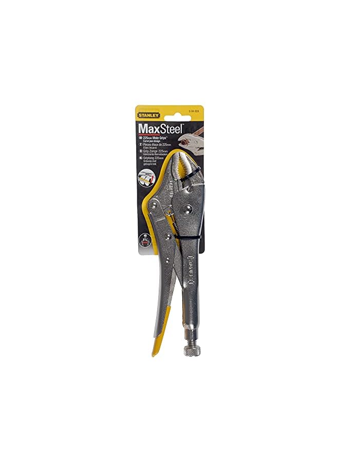 Stanley 084809 Locking Pliers 9 Inch Curved Jaw  - Image 5