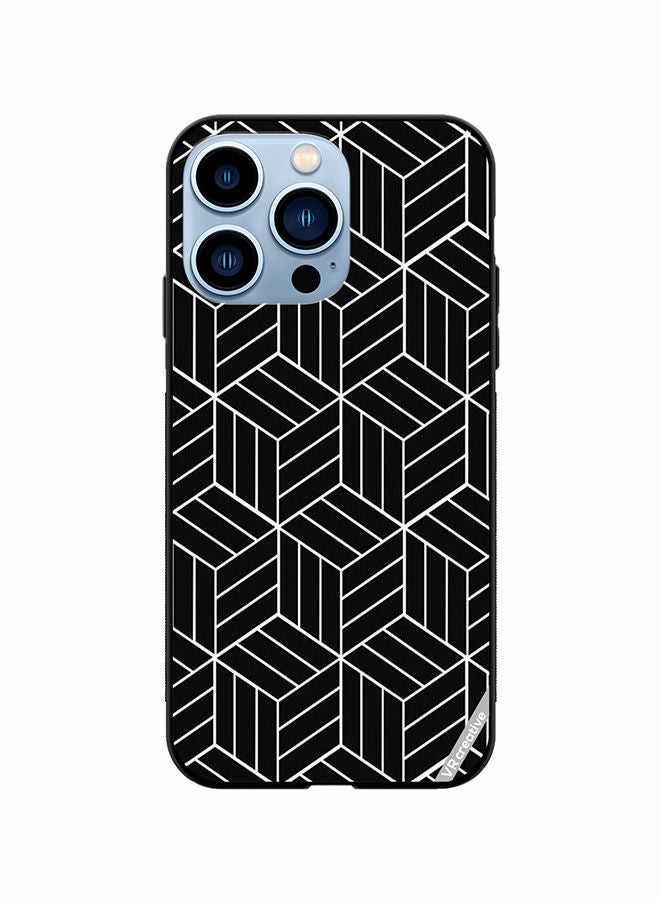 VR CREATIVE Protective Case Cover For Apple iPhone 14 Pro Max Strips Design Multicolour - Image 1