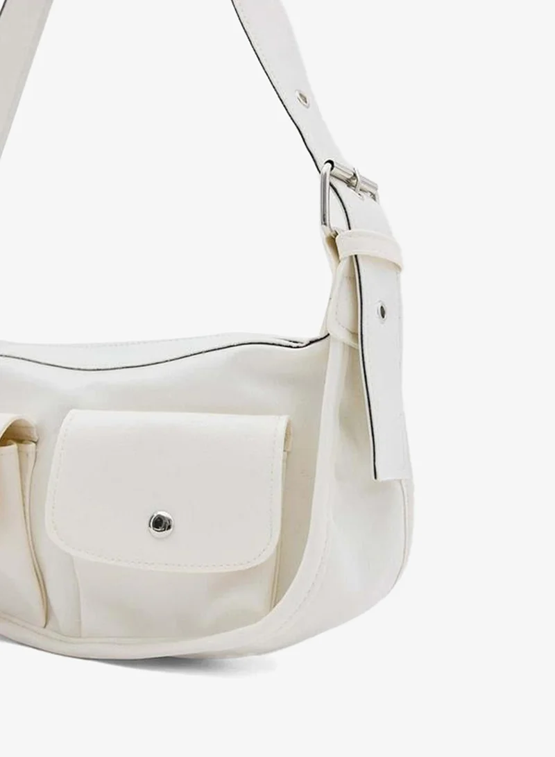 Shule Bags  Diana Vintage Baget Cream Bag. for Women | Best Price UAE