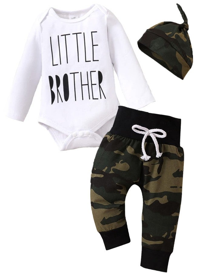 Yvowming Newborn Baby Boy Clothes Outfits Infant Romper Camouflage Pants Clothing Set - Image 1