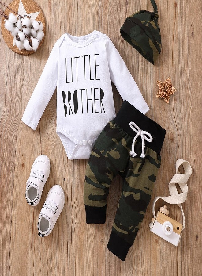 Yvowming Newborn Baby Boy Clothes Outfits Infant Romper Camouflage Pants Clothing Set - Image 2