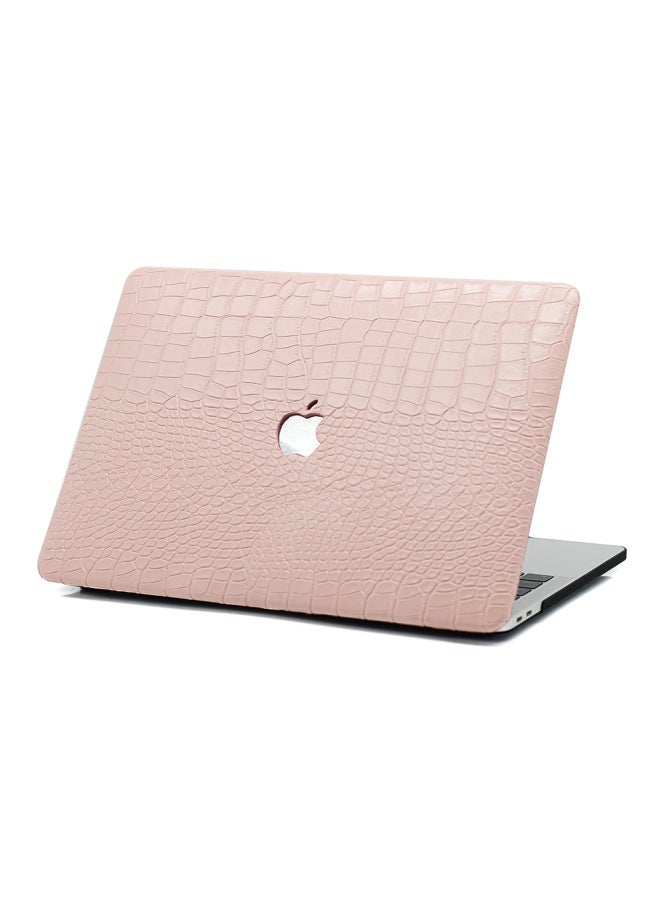 ينطبق على حافظة حماية كمبيوتر Apple Macbookpro حافظة حماية للكمبيوتر المحمول Air13 بنمط تمساح - اللون: AH1139- 1001U أبيض (متوفر) - مجوف (خلفية بيضاء) - الطراز المطبق: 2025-2022air13(A2681/A3113/A3240) - Image 4