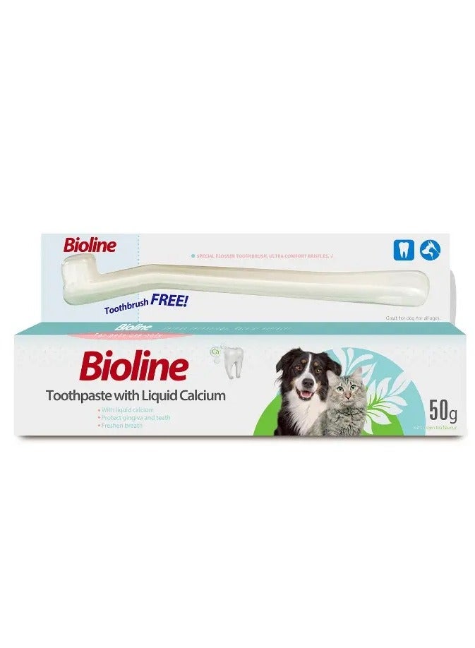 بايولاين معجون أسنان بالكالسيوم السائل [الوزن - 50 جرام] - Image 1