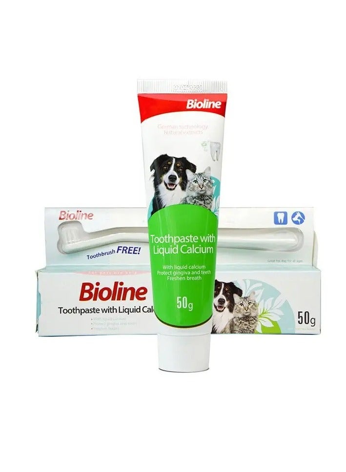 بايولاين معجون أسنان بالكالسيوم السائل [الوزن - 50 جرام] - Image 2