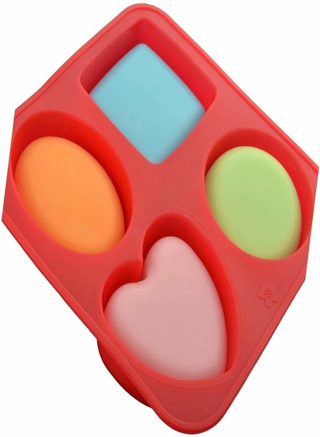 KITCHOOK Silicone Cupcake/Muffin Mould 4 (Pack of 1) AJ 066 - Image 3