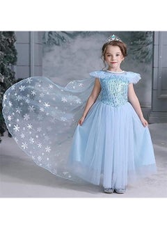 Snow Queen Costume for Girls - Princess Dress with Accessory Set for Birthday Parties, Cosplay, and Magical Playtime - Blue Kids Costume Collection Suitable for 130cm - pzsku/Z7436146A0BEBC3C2915AZ/45/_/1713834019/64dc7ca9-2524-49cf-a8f9-fbad499bbbbc