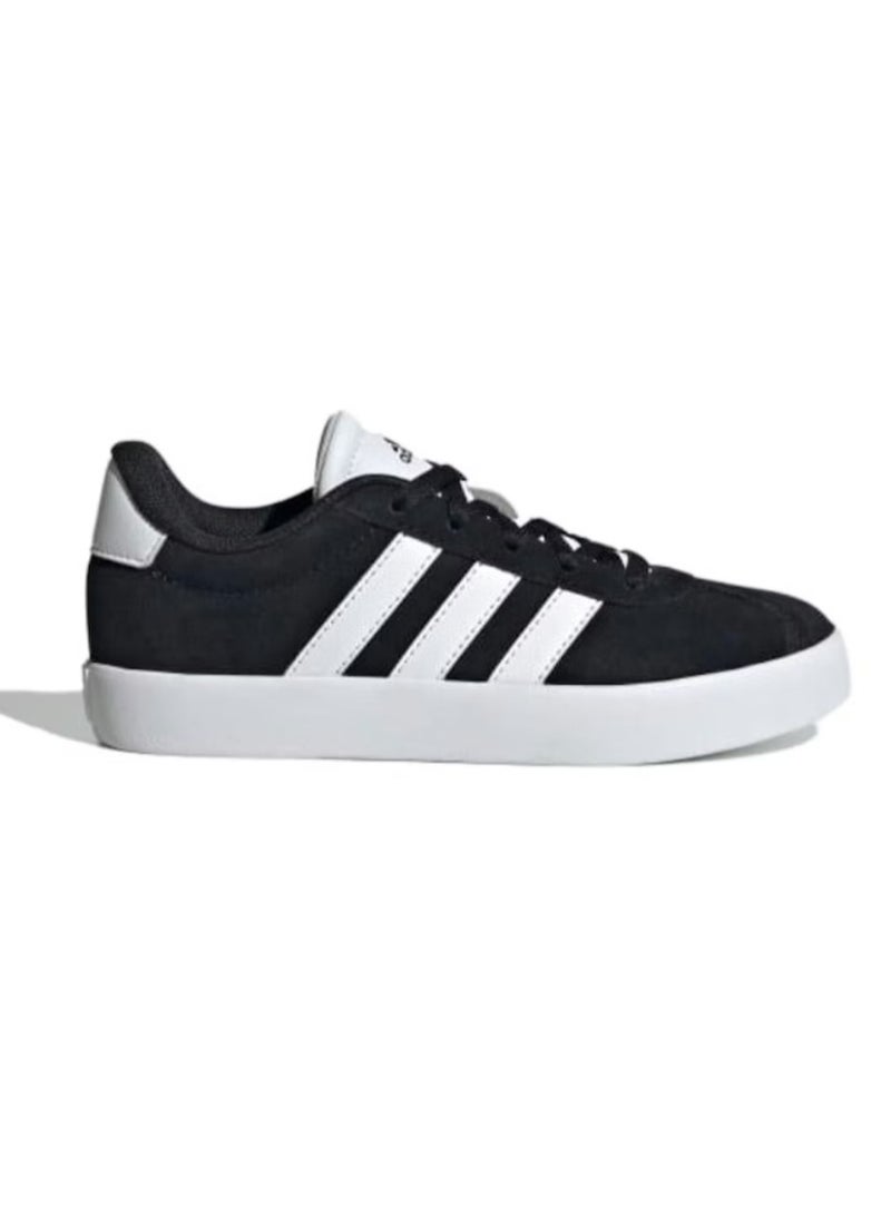 VL Court 3.0 Kids' Shoes, Model ID6313, Black and White, Size US10-28F - Image 4