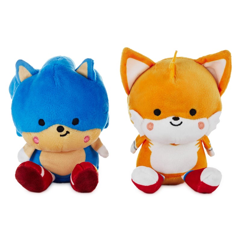 Hallmark Better Together Sega Sonic The Hedgehog Magnetic Plush Toys (Sonic and Tails) Set of 2  Gift for Kids and Fans - Image 4