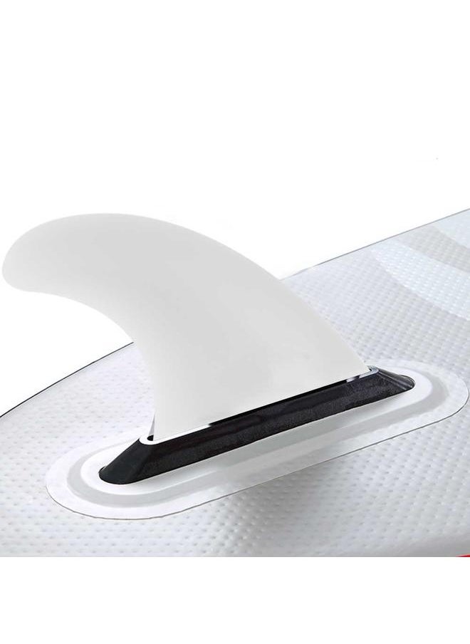 Thoraya 3 Pcs Durable Plastic Skeg Tracking Fin Integral Fins for Kayaks Canoes Rowing Boats(white)  - Image 2