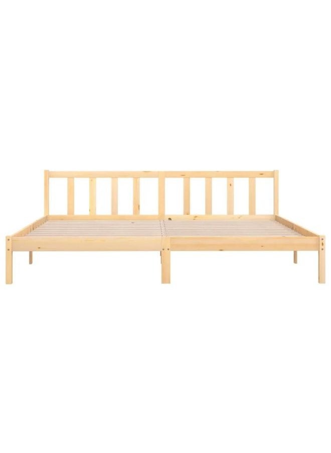 فيداكسل - إطار السرير الصلبة خشب الصنوبر 180x200 سم الحجم السوبر كينج - Image 1