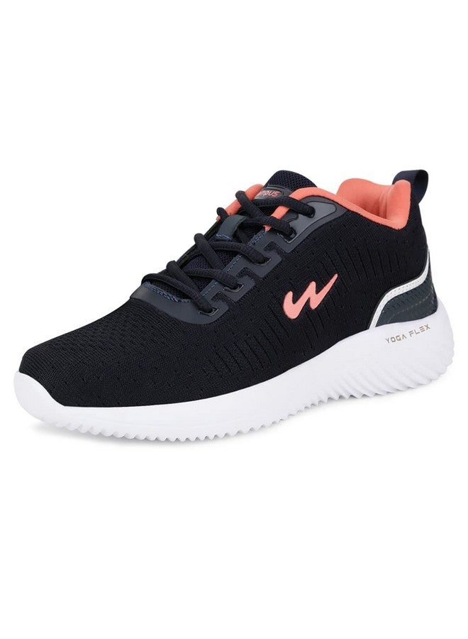 Campus Women's Jessica BLU/Peach Running Shoes - 4UK/India 22L-106 - Image 1