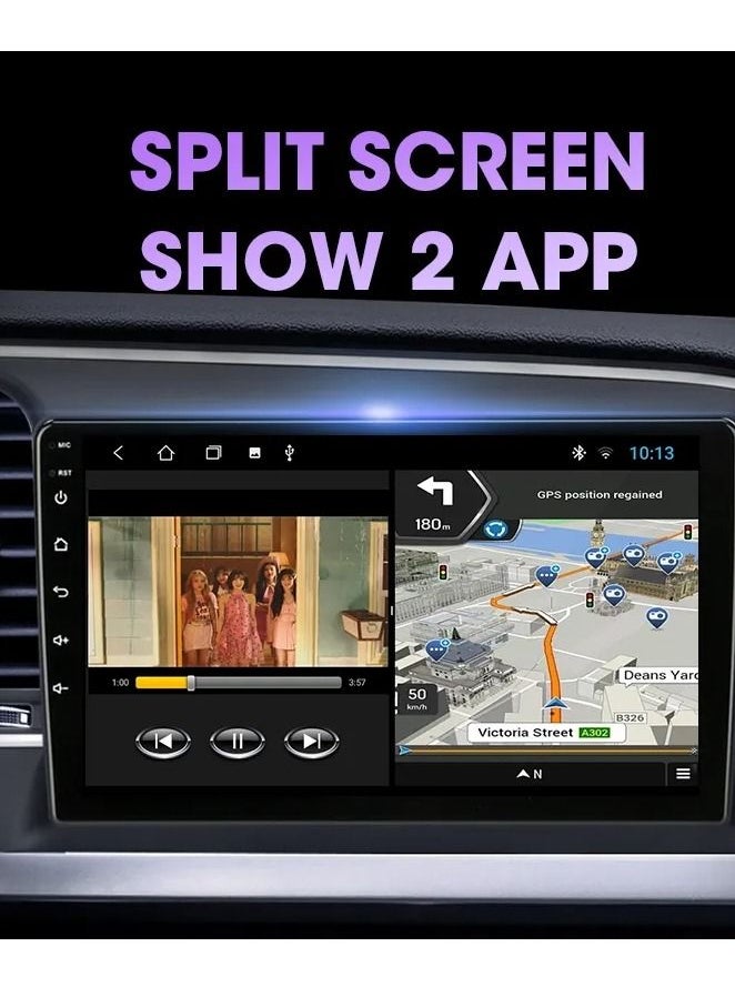 RAYMOS - Android Screen For Suzuki Swift 2016 To 2021 4 GB RAM Support Apple Carplay Android Auto Wireless QLED Touch Screen AHD Camera Included SIM Card Support Bluetooth Offline Online Maps Support - Image 1