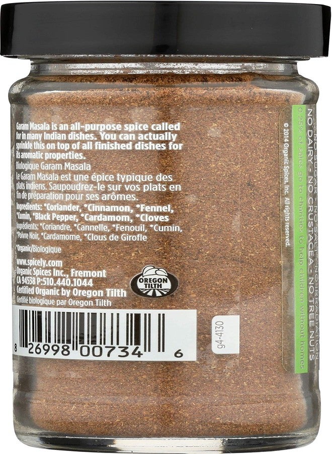 SPICELY Organic Jar Seasoning Garam Masala, 1.6 OZ - Image 4