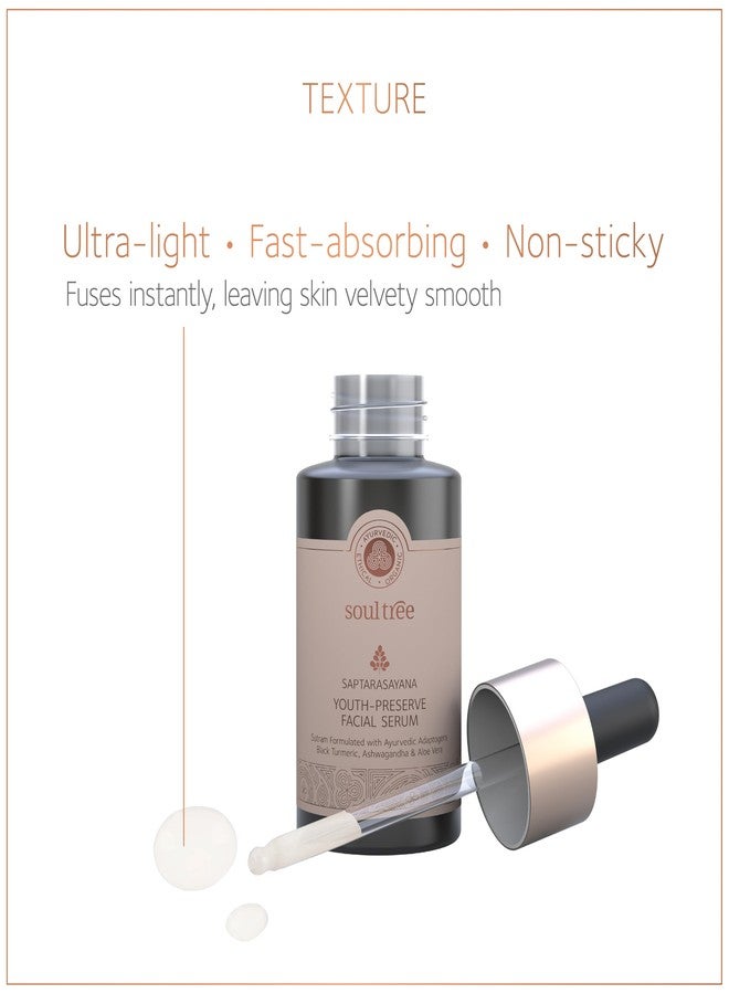 SoulTree Saptarasayana Youth-Preserve Facial Serum - 28 ml - Image 4