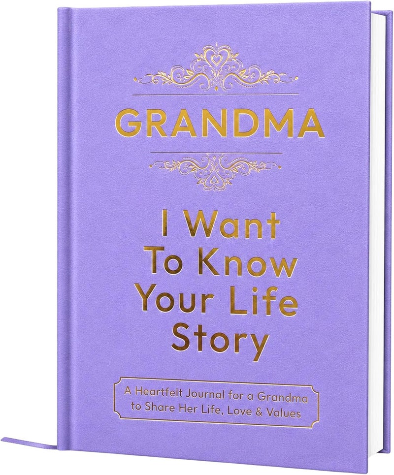 XKFCFC Grandma I Want to Know Your Life Story Journal (Hardcover):Sentimental Gifts for Women – Perfect for Birthday, Thanksgiving Day, Mothers Day & Christmas - Image 1