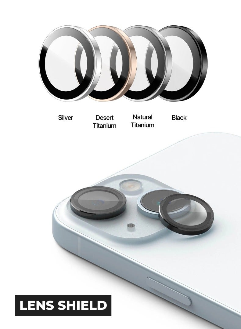 LENS SHIELD Premium Tempered Glass Camera Lens Protector for iPhone 16 - Image 3