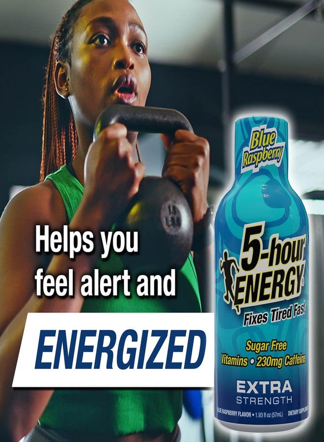 5-hour ENERGY مشروبات طاقة فائقة القوة تدوم 5 ساعات، بنكهة التوت الأزرق، 30 مشروبًا، 1.93 أونصة سائلة، خالية من السكر، صفر سعرات حرارية، تحتوي على أحماض أمينية وفيتامينات ب الأساسية، مكمل غذائي، يمنحك شعورًا باليقظة والنشاط، 230 ملغ كافيين - Image 3