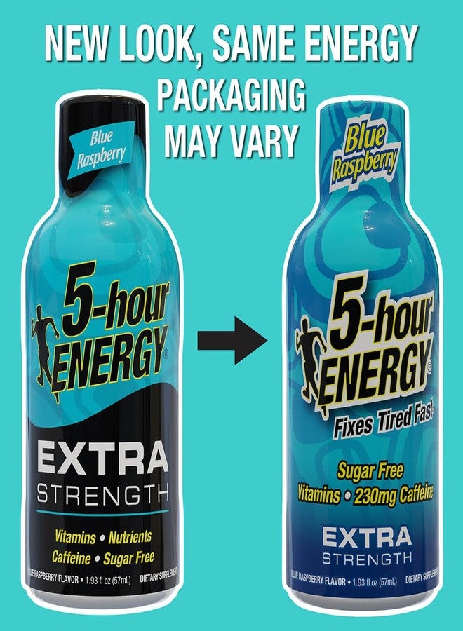 5-hour ENERGY مشروبات طاقة فائقة القوة تدوم 5 ساعات، بنكهة التوت الأزرق، 30 مشروبًا، 1.93 أونصة سائلة، خالية من السكر، صفر سعرات حرارية، تحتوي على أحماض أمينية وفيتامينات ب الأساسية، مكمل غذائي، يمنحك شعورًا باليقظة والنشاط، 230 ملغ كافيين - Image 5