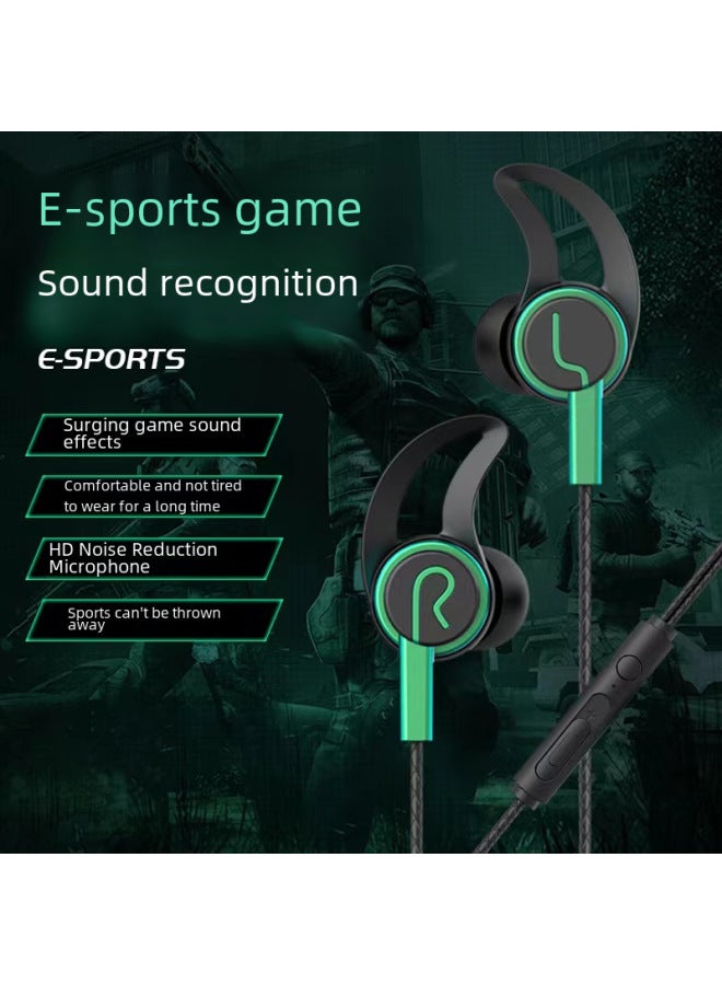 The Game Headset E-sports In-ear Chicken King For Huawei OPPO Millet Vivo Wired With Wheat-Color:Black Digital Type-c Socket (high Compatibility)  - Image 3