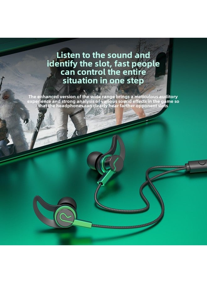 The Game Headset E-sports In-ear Chicken King For Huawei OPPO Millet Vivo Wired With Wheat-Color:Black Digital Type-c Socket (high Compatibility)  - Image 5