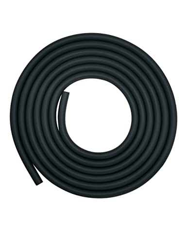 YAMAKATO 10 Feet 1/4 Inch ID Fuel Line Hose for Kawasaki Kohler Briggs & Stratton Small Gas Diesel Powersports Engines and Generators w/ 20 Clamp Rubber Black - Image 2