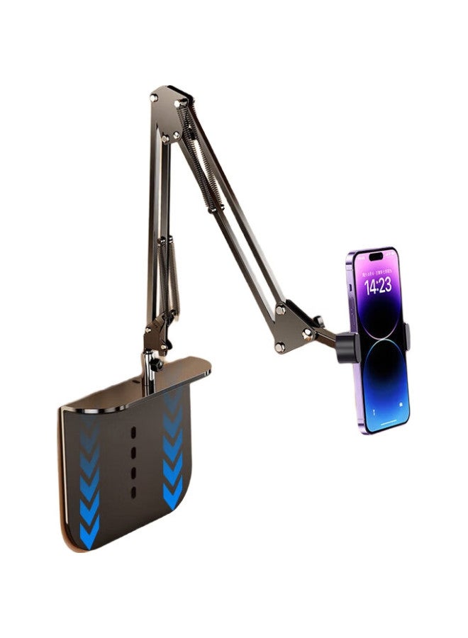 samtogo Shuotu [Hidden Clip-Free] Phone Stand, Bedside Tablet Ipad Lazy Stand, Foldable Multifunctional Arm Bracket, Gaming Desktop Stand For Watching Shows And Online Classes, Overhead Shooting, 360-Degree Adjustable - Image 1