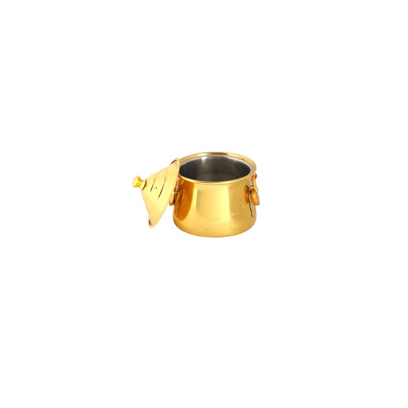 Traditional date pot, 4 pieces, gold set - Image 2