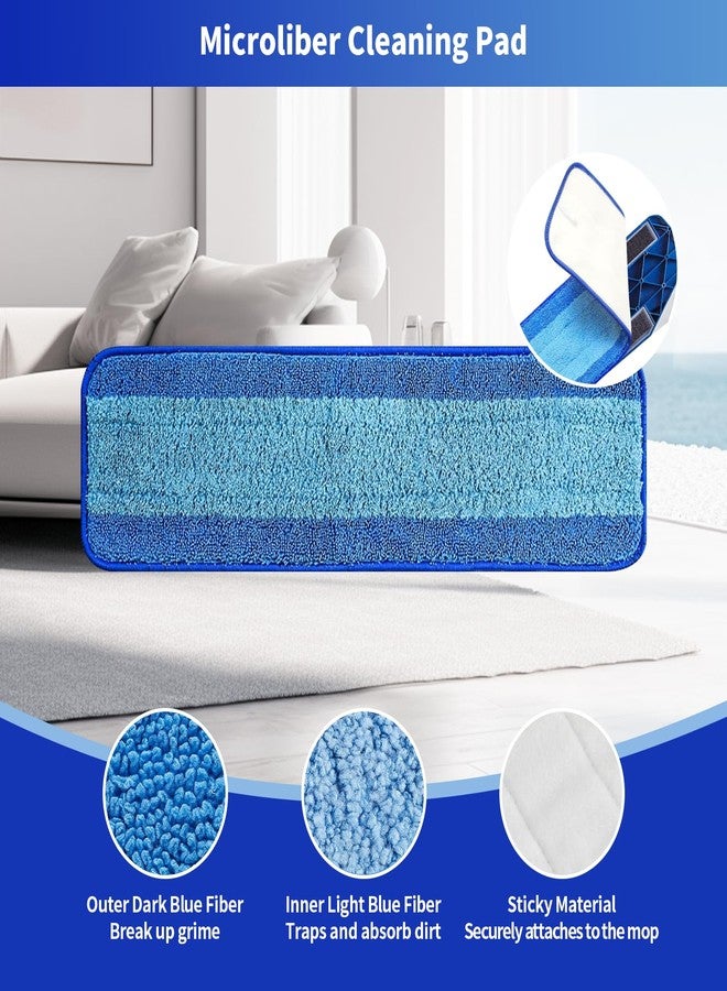 BYOFI 15 Pack Microfiber Cleaning Pads for Bona Family of Mops,Washable & Reusable Mop Pads Refill Replacement Safe for Hardwood and Multi-Surfac Floors Have Super-Absorbent - Image 3