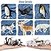 RCOMG Arctic Animals Figures 14pcs Mini Polar Animal Figurines Plastic Arctic Animal Toys Set with Arctic Fox Wolf Reindeer Penguins Toys - Image 2