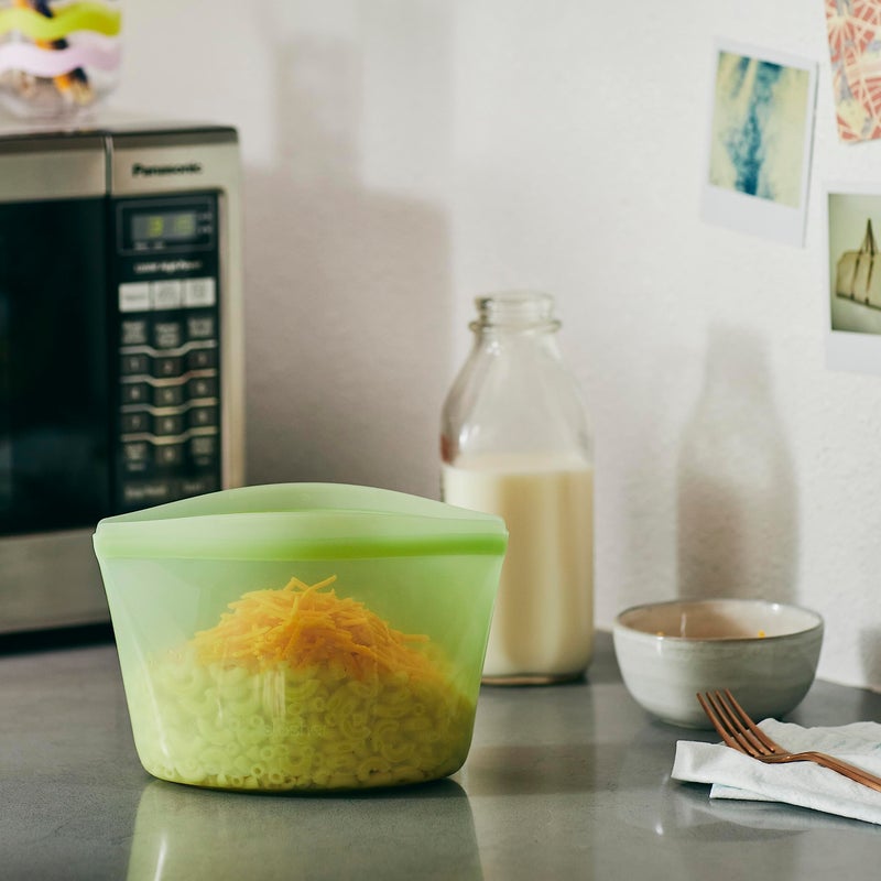 Stasher Premium Silicone Reusable Food Storage Bags, 4-Pack, Multi, Multi-Use Food Storage Bags, Lunch Bag, Travel Containers, BPA Free, Leak-free, Dishwasher-Safe, Eco-friendly - Image 2