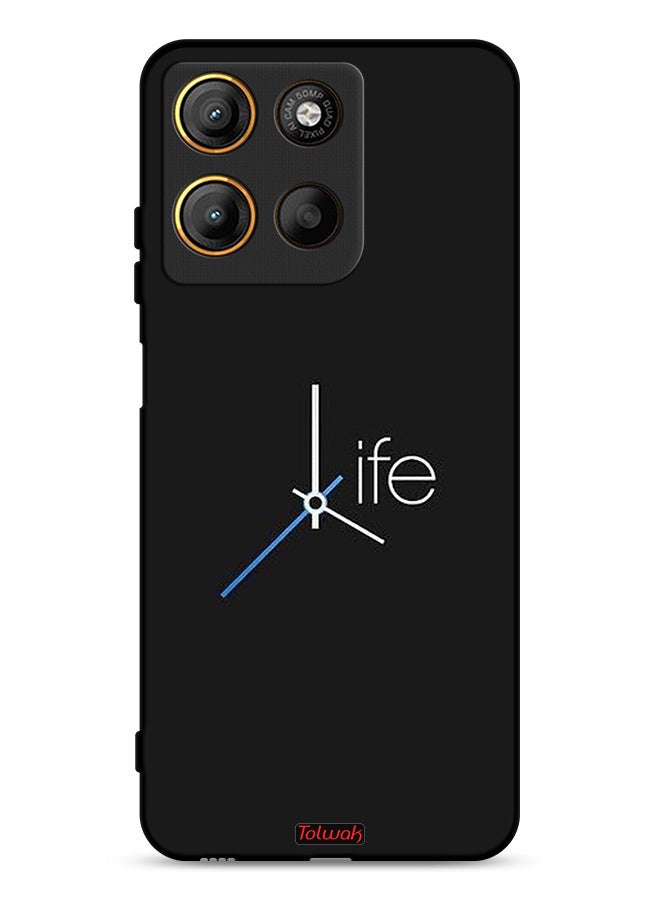Tolwak Motorola Moto G15 Protective Case Cover Life Clock