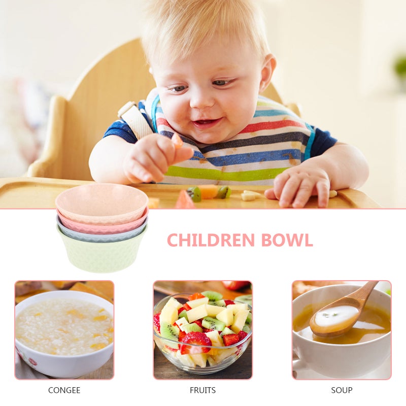 8Pcs Home Kitchen Bowls Rice Salad Bowls Noodle Bowls (Assorted Color) - Image 4