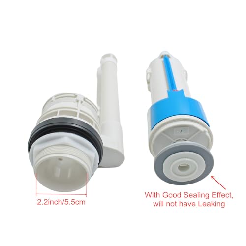 VALLVATER Teaayako Toilet Flush Valves 2-Inch Dual Flush Valve Replacement kit for 2-Piece toilet tank Compatible with TOTO THU435 THU224 flush valve - Image 5