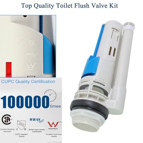VALLVATER Teaayako Toilet Flush Valves 2-Inch Dual Flush Valve Replacement kit for 2-Piece toilet tank Compatible with TOTO THU435 THU224 flush valve - Image 4