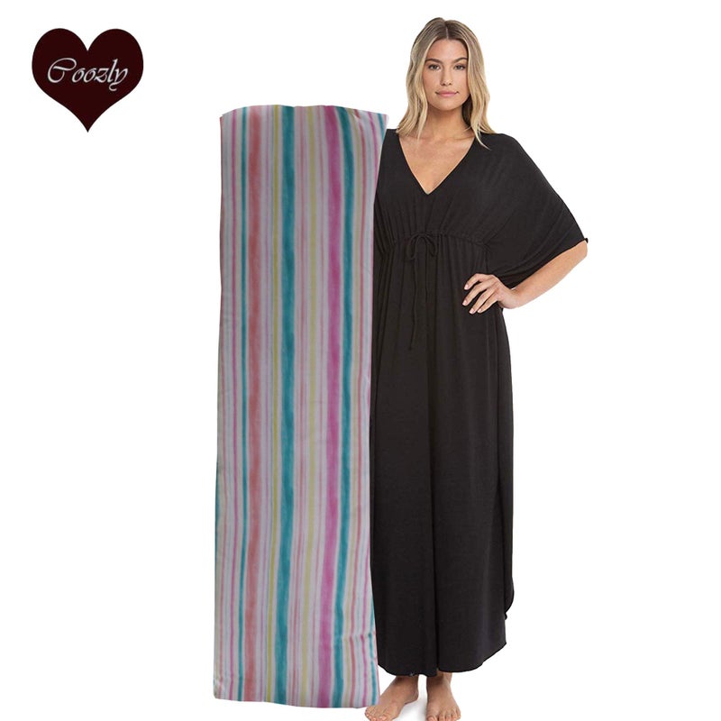 COOZLY Fibre Pregnancy Pillow With Cover, Full Premium, 1 Pillow, 1 Cotton Cover - Image 2