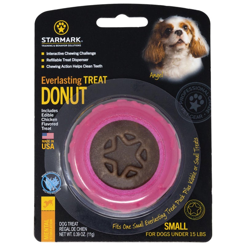 Starmark Everlasting Treat Donut Toy for Small Dogs - Image 1