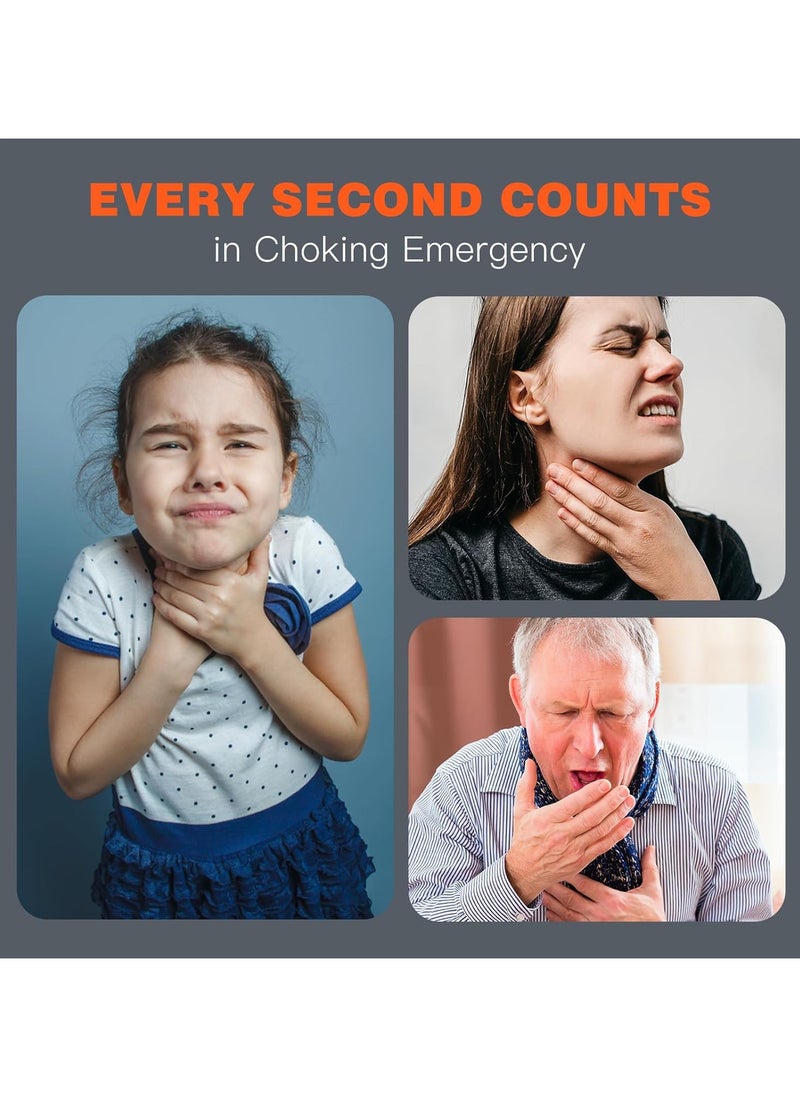 Ru syanl Automatic Choking Rescue Device for Kids and Adults with 3 Masks Portable Anti Choking Device Strong Suction Home Emergency Kit First Aid Airway Assist Device Heimlich Maneuver Device  - Image 2