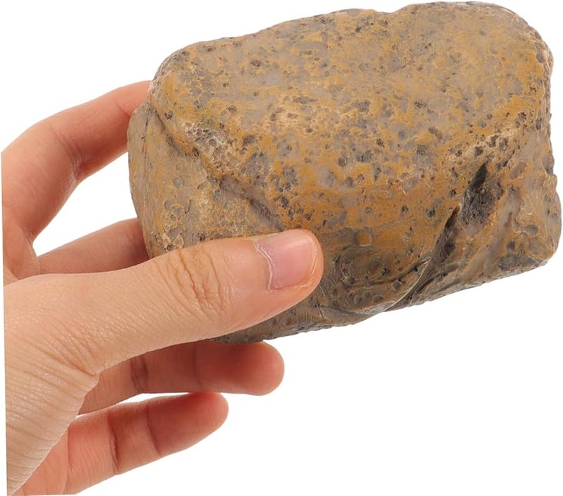 Realistic Faux Stone Hidden Key Holder Outdoor Garden Storage Box - Image 5