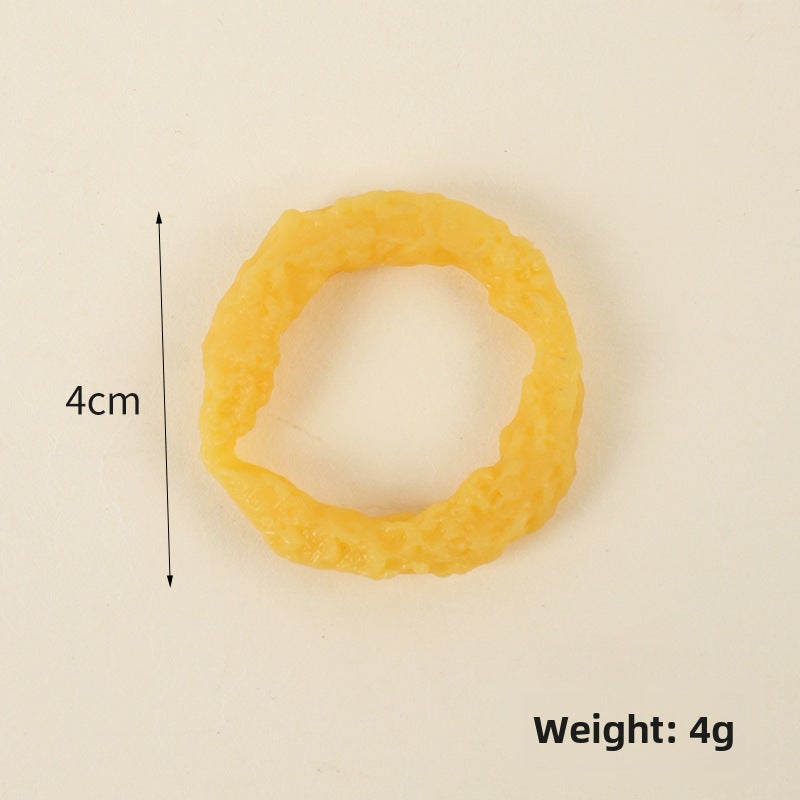 Lifelike Squid Rings Food Toy KeychainSquid ring-no buckle Squid ring-no buckle 