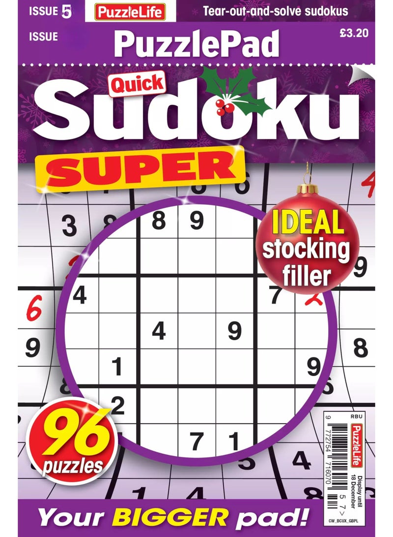 PuzzleLife PuzzlePad Sudoku Super - Issue 05