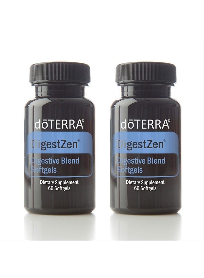 doTerra DigestZen Softgels, 60 Count (Pack of 2)