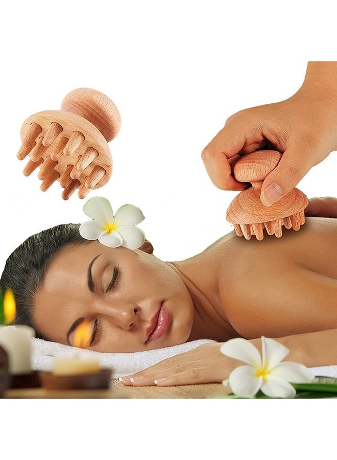 Arabest 3-Piece Wood Body Massage Tools for Body and Muscle Pain Relief - Image 2