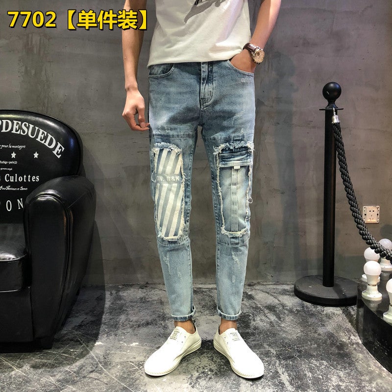 Unisex Classic Denim Jeans Loose Fit Daily Outdoor Wear - Image 1