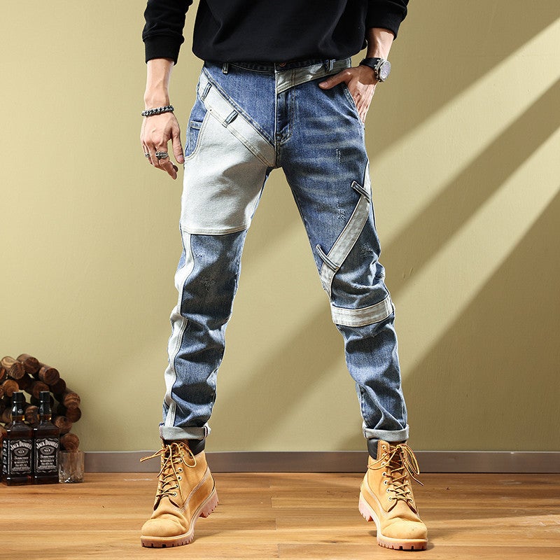 Unisex Classic Denim Jeans Loose Fit Daily Outdoor Wear - Image 3