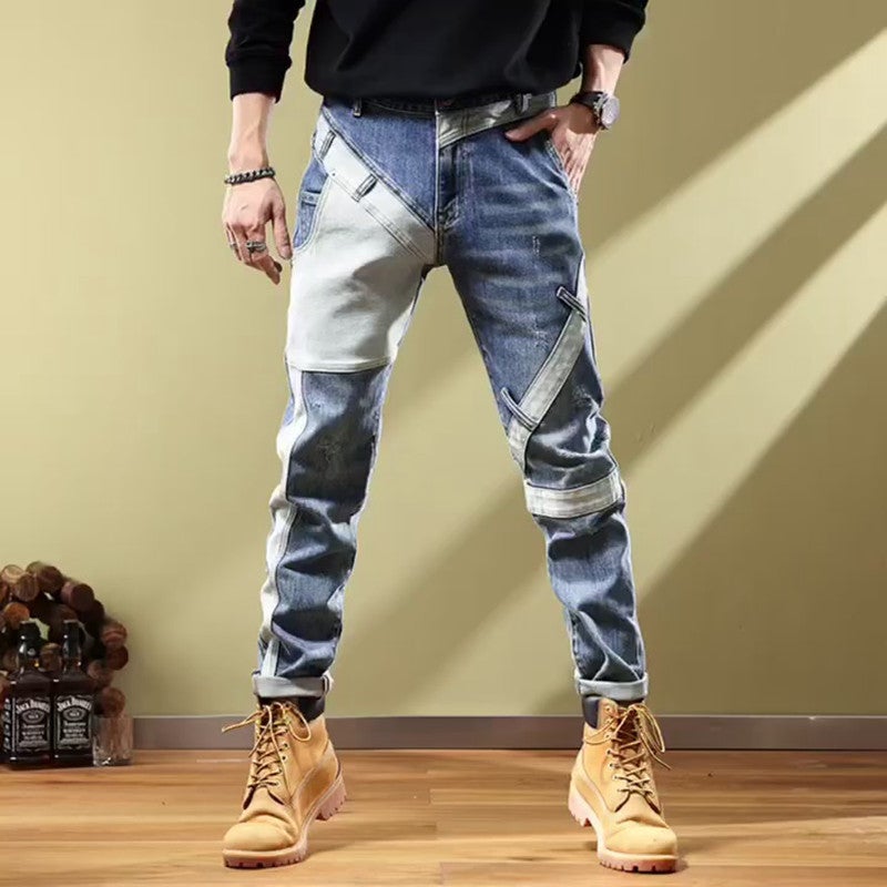 Unisex Classic Denim Jeans Loose Fit Daily Outdoor Wear - Image 2