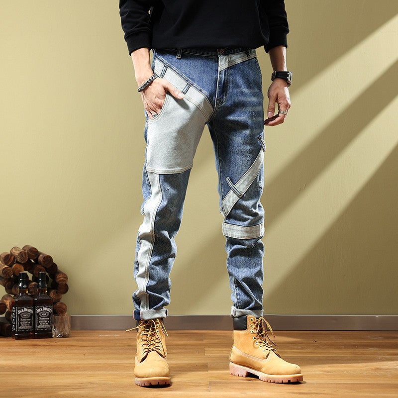 Unisex Classic Denim Jeans Loose Fit Daily Outdoor Wear - Image 5