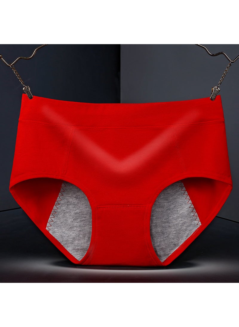 Generic Cotton Ladies Menstrual Panties Leakproof Period Briefs Red  - Image 1