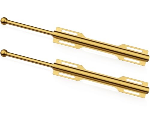 FIRJOY 12" Valet Rod for Closet Pull Out (2 Pack, Brushed Gold) - Image 1