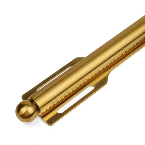 FIRJOY 12" Valet Rod for Closet Pull Out (2 Pack, Brushed Gold) - Image 4
