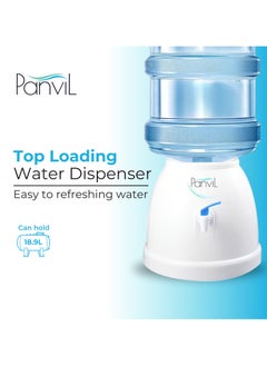 Panvil Compact Tabletop Water Dispenser for 5-Gallon Jugs – Instant Access to Chilled & Room Temperature Water for Home, Office, & Small Spaces  - Image 5